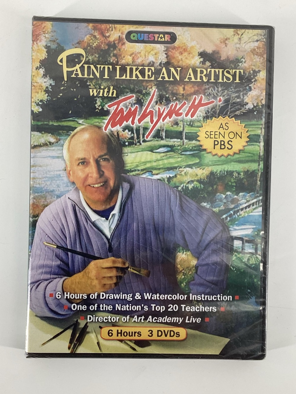 Paint Like an Artist with Tom Lynch DVD - drawing & watercolor instruction